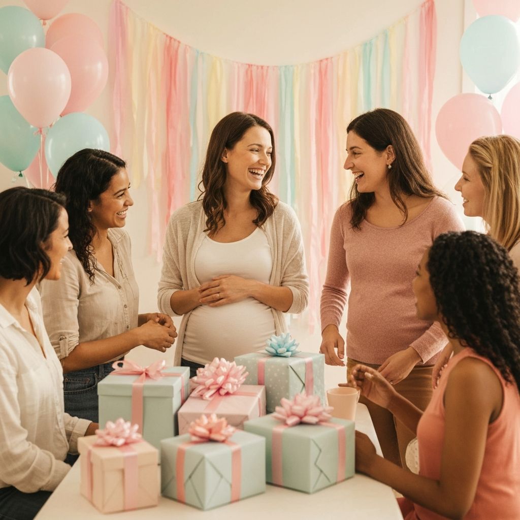 Beautifully styled baby shower with pastel decorations